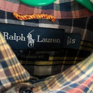 EUC Polo Ralph Lauren Plaid Cotton Button-Down Shirt (S)